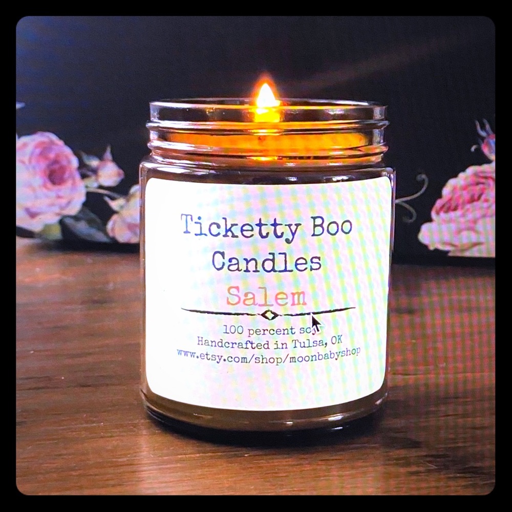 Handpoured Soy Candle - Salem